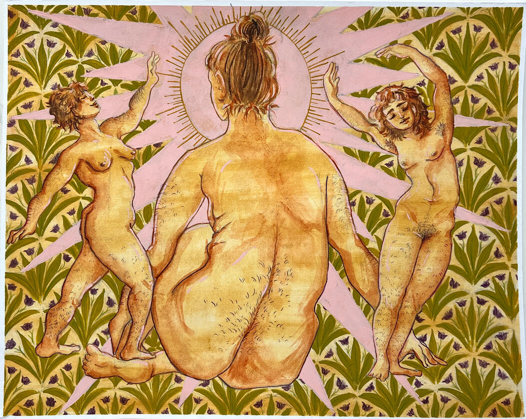 Basking In Our Sun, Procreate, 2023